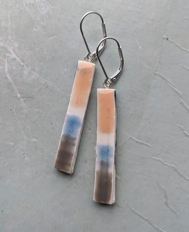 REVERSIBLE Bar Earrings 004