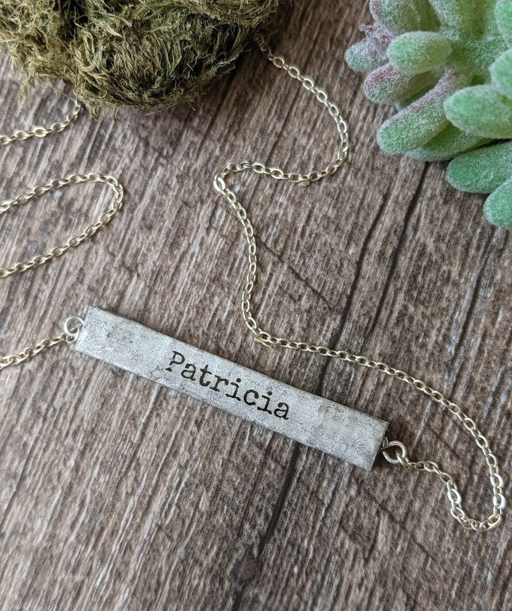 Personalized Silver Necklace Gift Best Life Ever