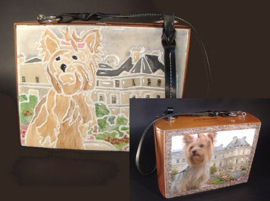 Benutzerdefinierte Mosaik Fliesen Handtasche Haustier Liebhaber Geschenk Mode Hund Mama